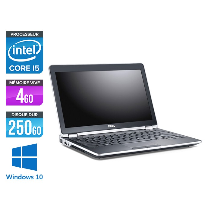 Dell Latitude E6220 - Core i5 - 4Go - 250Go - Windows 10