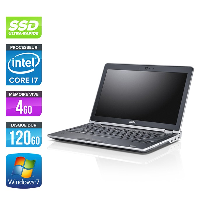 Dell Latitude E6230 - i7 - 4Go - 120Go SSD - Webcam - Windows 7