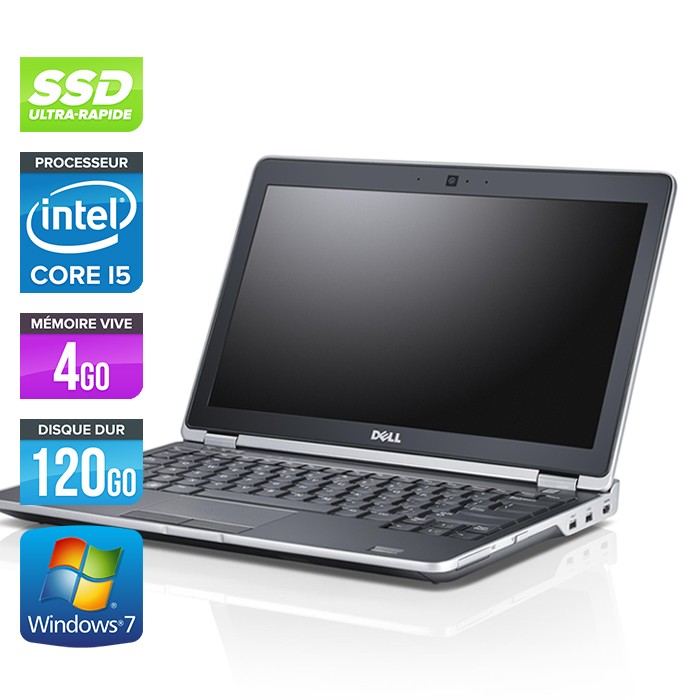 Dell Latitude E6230 - Core i5 - 4Go - 120Go SSD - Webcam
