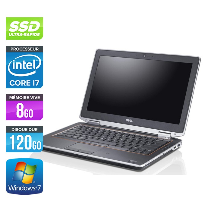 Dell Latitude E6320 - Core i7 - 8Go - 120Go SSD