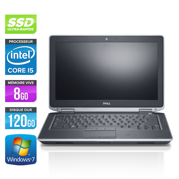 Dell Latitude E6330 - Core i5-3320M - 8Go - 120Go SSD