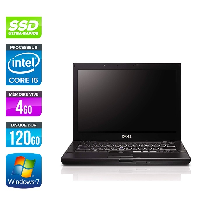 Dell Latitude E6410 -i5 520M - 4Go - 120Go SSD - Windows 7