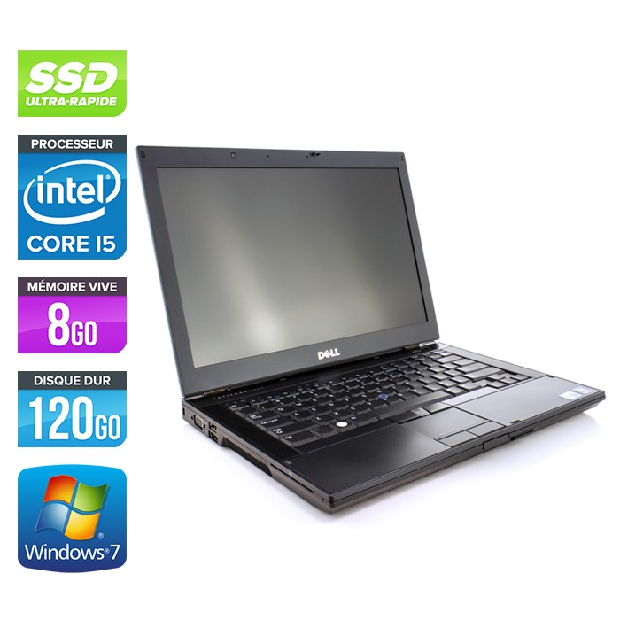 Dell Latitude E6410 - Core i5 560M - 8Go - 120Go SSD - Webcam