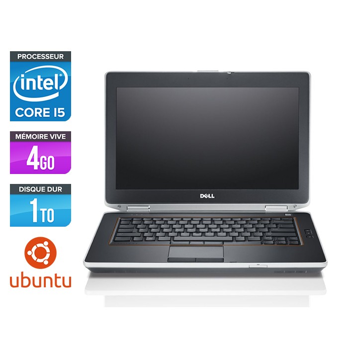 Pc portable occasion Dell Latitude E6420 - Core i5 - 4 Go - 1 To HDD - Linux - Trade Discount