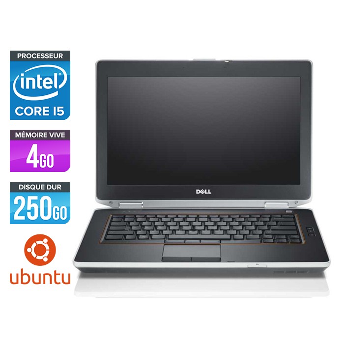 Dell Latitude E6420 - Core i5 - 4Go - 250Go - Ubuntu / Linux