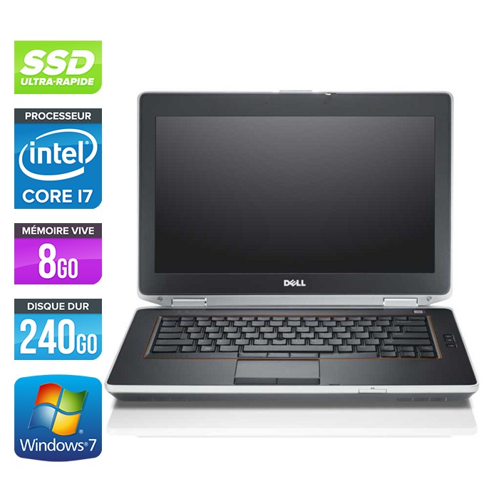 DELL LATITUDE E6420 - Core i7 - 8Go - 240Go SSD