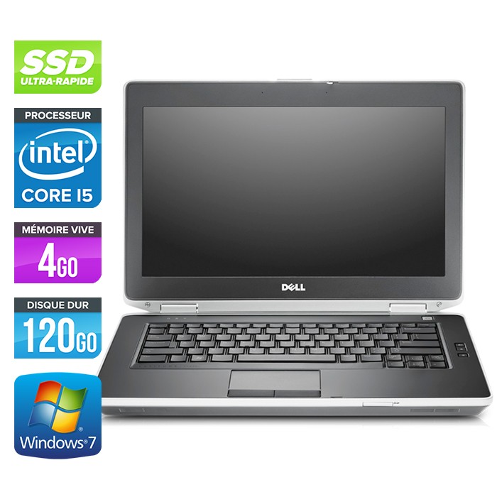 Dell Latitude E6430 - Core i5-3320M - 4Go - 120Go SSD