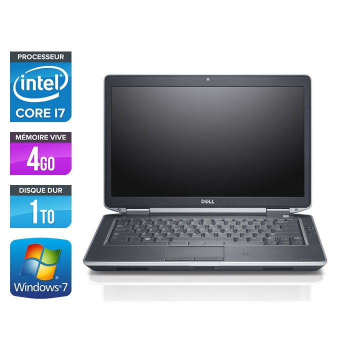 Dell E6430S - Core i7 - 4 Go - 1 to HDD - Windows 7