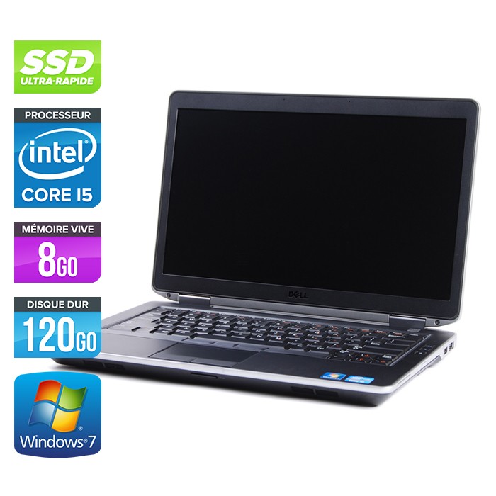 Dell Latitude E6430S - Core i5-3320M - 8Go - 120Go SSD
