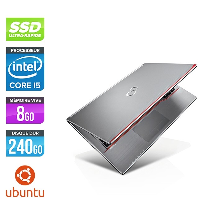 Fujitsu LifeBook E734 - i5-6300U - 8Go - 240Go SSD - Linux
