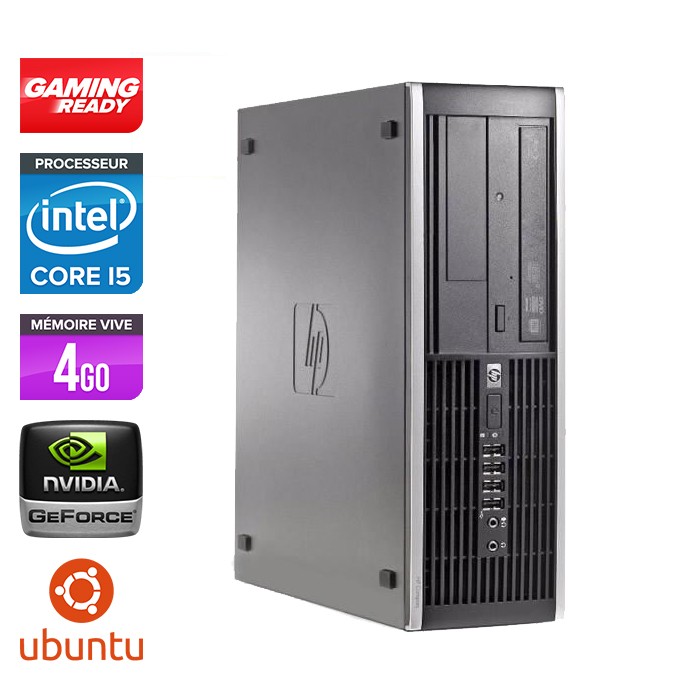HP 8100 SFF - i5 - 4 Go - Nvidia GT730 - 500 Go - Ubuntu - Linux