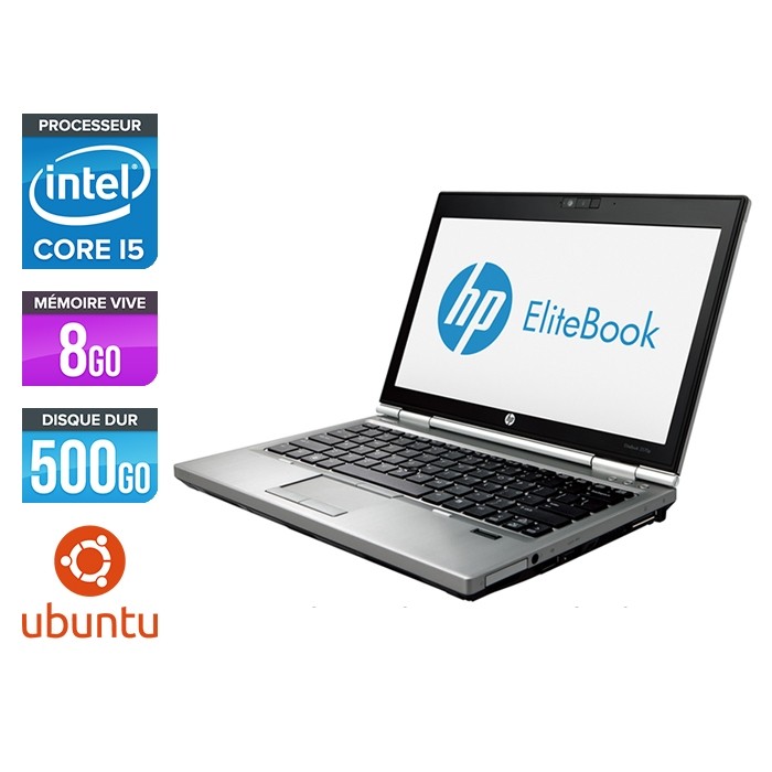 HP EliteBook 2570P - i5 - 8Go - 500Go - Linux