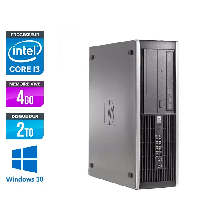 HP 6300 Pro SFF - i3 - 4 Go- 2To HDD - Windows 10