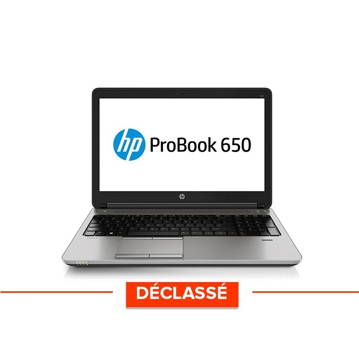 Pc portable - HP ProBook 650 G1 - Core i5 - 8Go - 500Go HDD - 15.6" pouces - Windows10 - déclassé