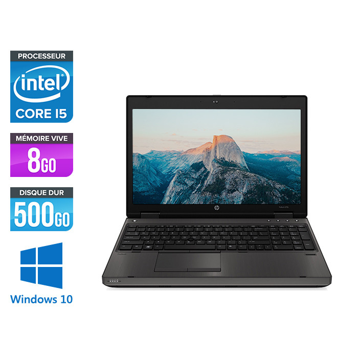 HP ProBook 6570B - i5 3210M - 8 Go - 500 Go - 15.6'' - Windows 10