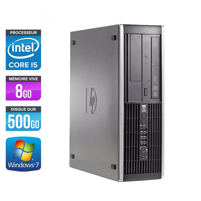 HP Elite 8100 SFF - i5 - 8Go - 500Go HDD - Windows 7