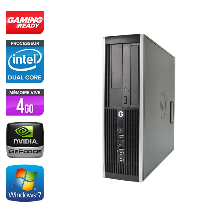 HP Elite 8200 SFF - G840 - 4Go - 500Go - Nvidia GT 730 - Windows 7