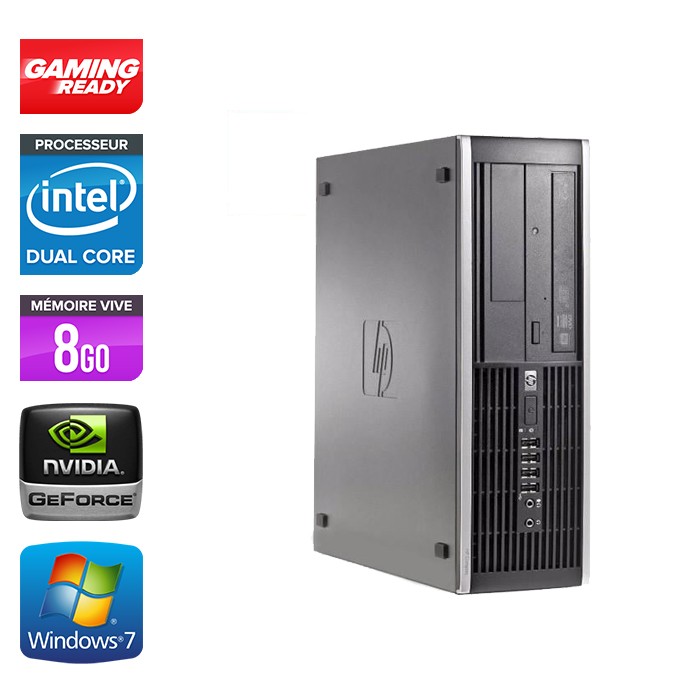 HP Elite 8300 SFF - G870 - 8Go - 500Go - Nvidia GT 730 - Windows 7