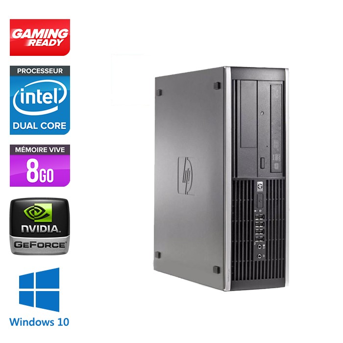 HP Elite 8300 SFF - G870 -8Go - 500Go - Nvidia GT 730 - Windows 10
