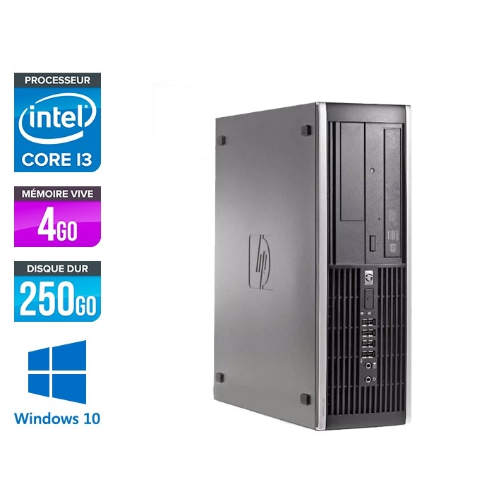 HP 8300 SFF - Intel i3 - 4 Go - 250 Go HDD - Windows 10