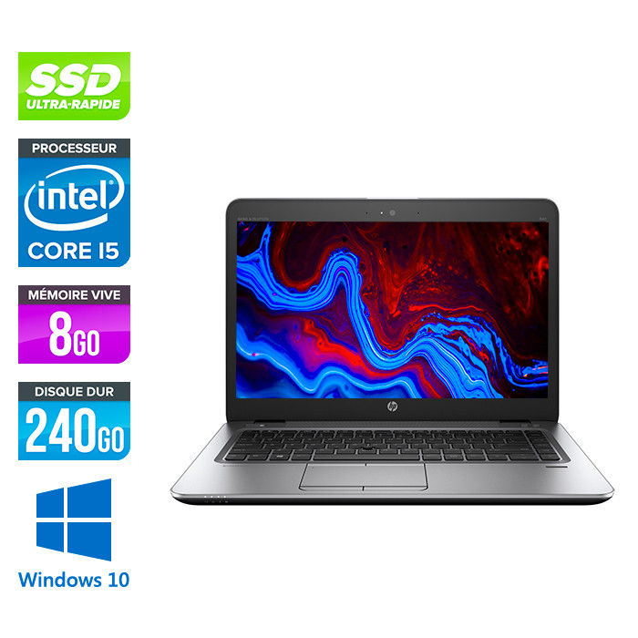 Pc portable - HP Elitebook 840 G2 - Trade discount - Déclassé - i5 5300U - 8Go - 240 Go SSD - Windows 10