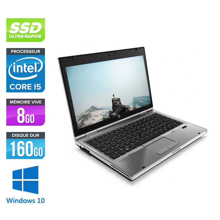 HP EliteBook 8460P - i5 - 8Go - 160Go SSD - Windows 10
