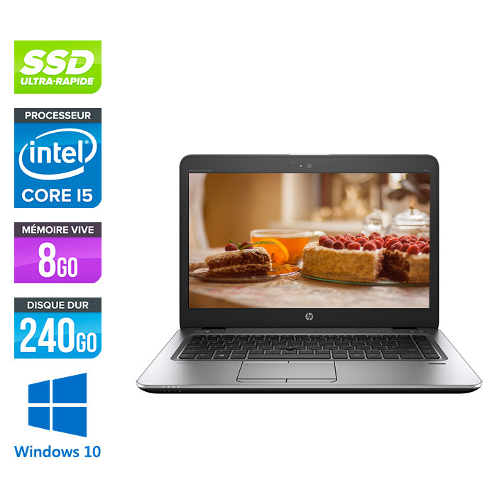 HP Elitebook 840 - i5 4200U - 8Go - 240 Go SSD - 14'' HD - Windows 10