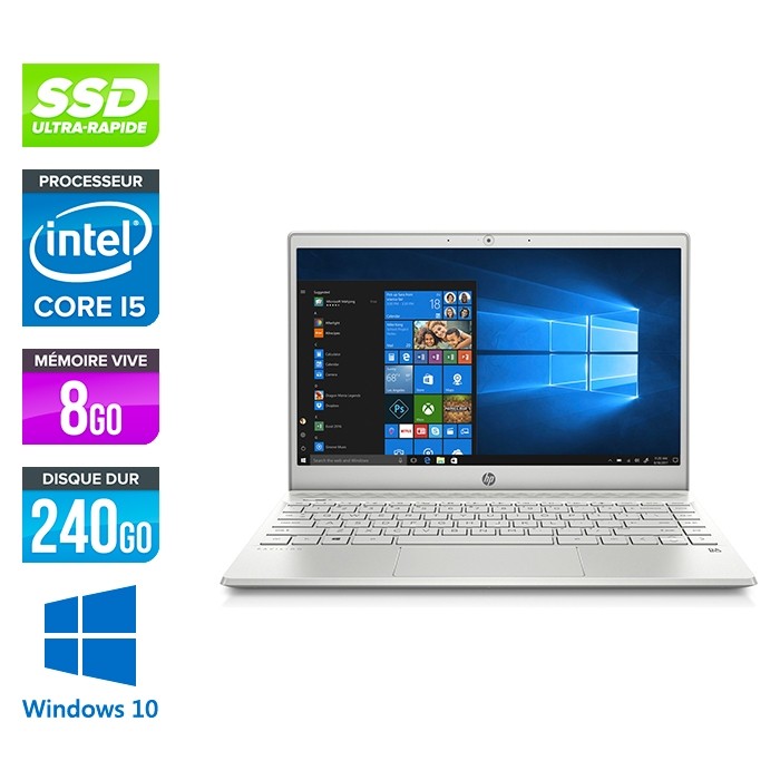 HP 13-an0042nf - i5 8265U - 8Go - 256Go SSD - Windows 10