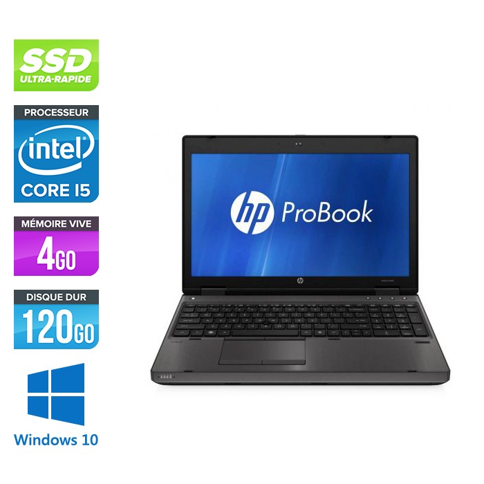 HP ProBook 6560B - i5- 4Go - 120go ssd - Windows 10