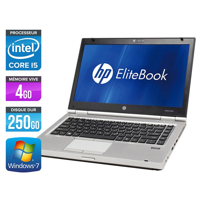 HP EliteBook 8460P - Core i5 - 4Go - 250Go