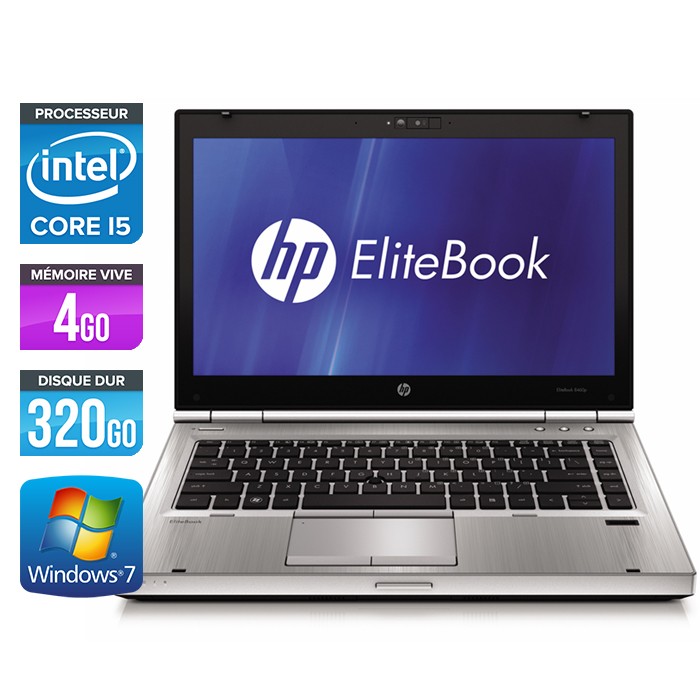 HP EliteBook 8470P - Core i5 - 4Go - 320Go