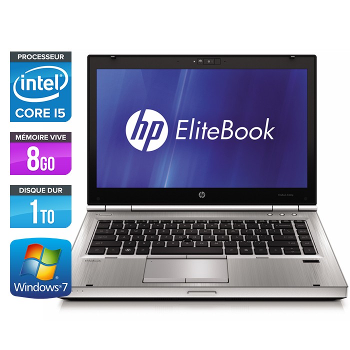 HP EliteBook 8470P - Core i5 - 8Go - 1To