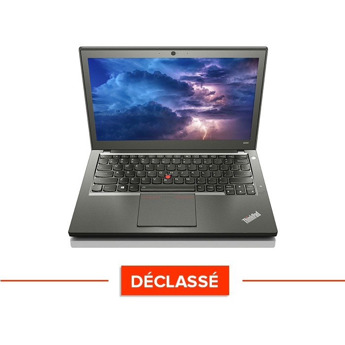 Lenovo ThinkPad X240 declasse - i5 4300U - 4 Go - 120 Go SSD - Windows 10 Famille