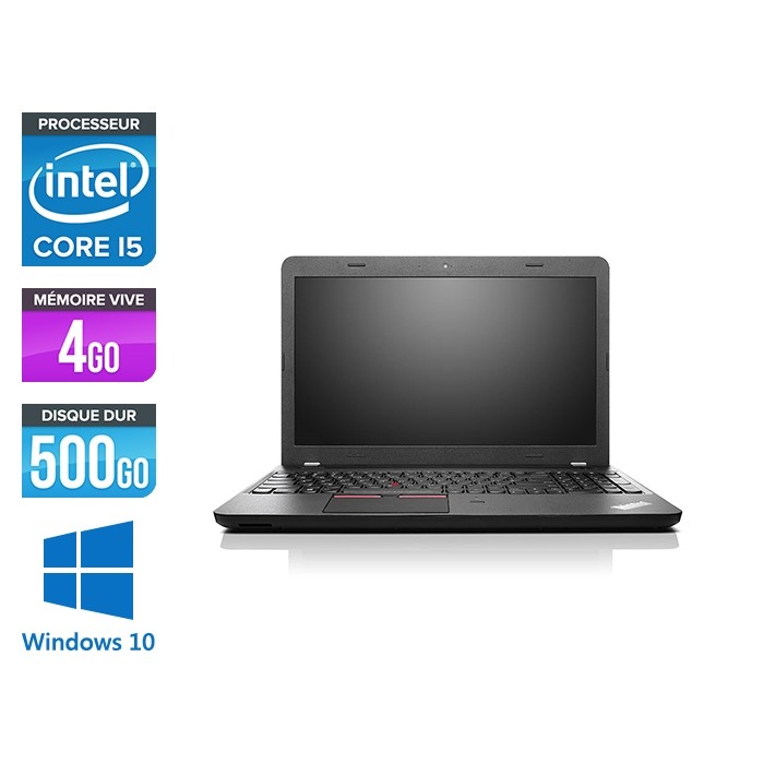 Pc portable - Lenovo ThinkPad E550 - i5 - 4Go - 500Go HDD - Full-HD - Windows 10