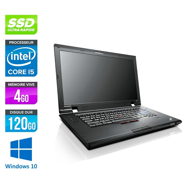 Lenovo ThinkPad L520 - i5 - 4 Go - 120 Go SSD - Windows 10