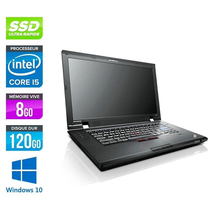 Lenovo ThinkPad L520 - i5 - 8 Go - 120 Go SSD - Windows 10