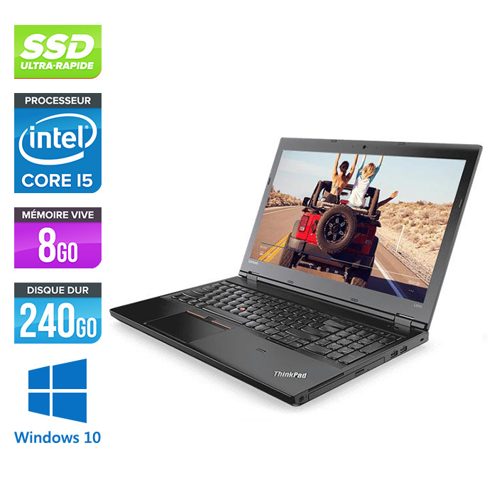 Pc portable reconditionné - Lenovo ThinkPad L570 - Déclassé