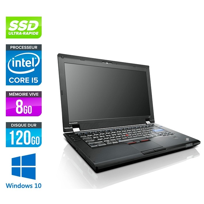 Lenovo ThinkPad L420 - i5 -  8Go - 120 Go SSD - Windows 10