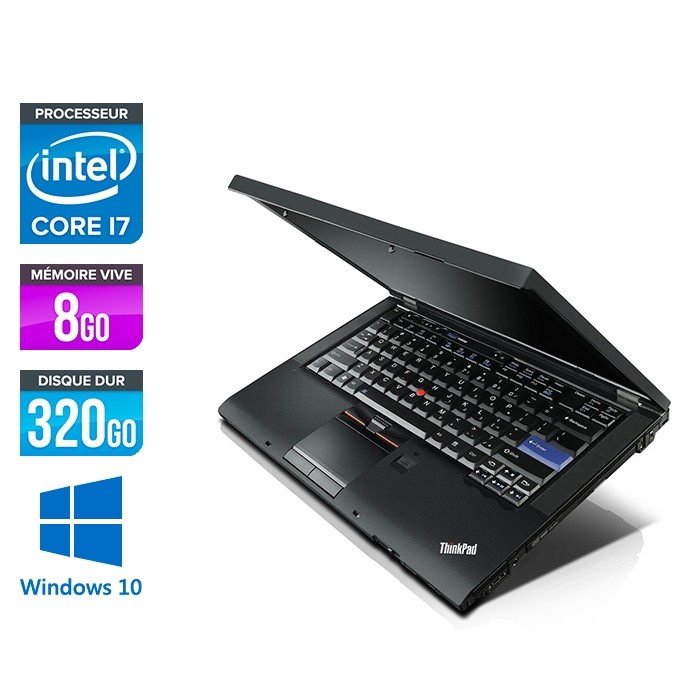Lenovo ThinkPad T410 - i7 - 8Go - 320Go - Windows 10