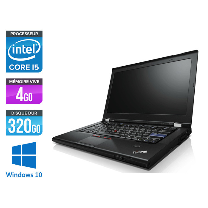 Lenovo ThinkPad T420 - Core i5 - 4Go - 320Go - Windows 10