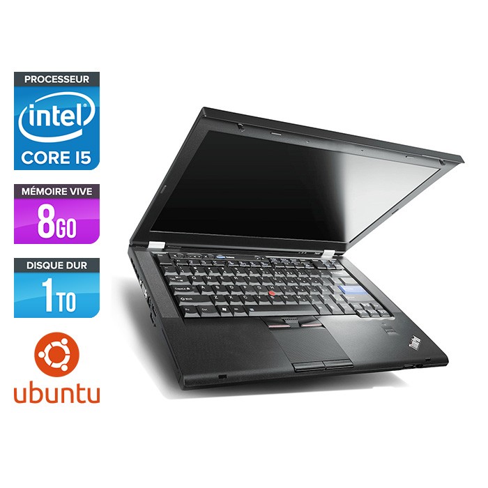 Lenovo ThinkPad T420 - i5 - 8Go - 1To HDD - Linux