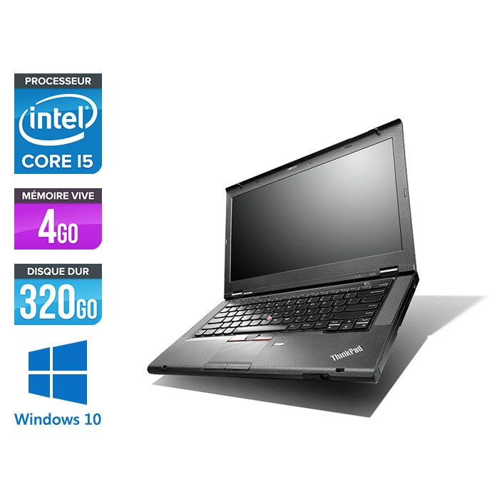 Lenovo ThinkPad T430 - i5 - 4Go - 320Go - Windows 10