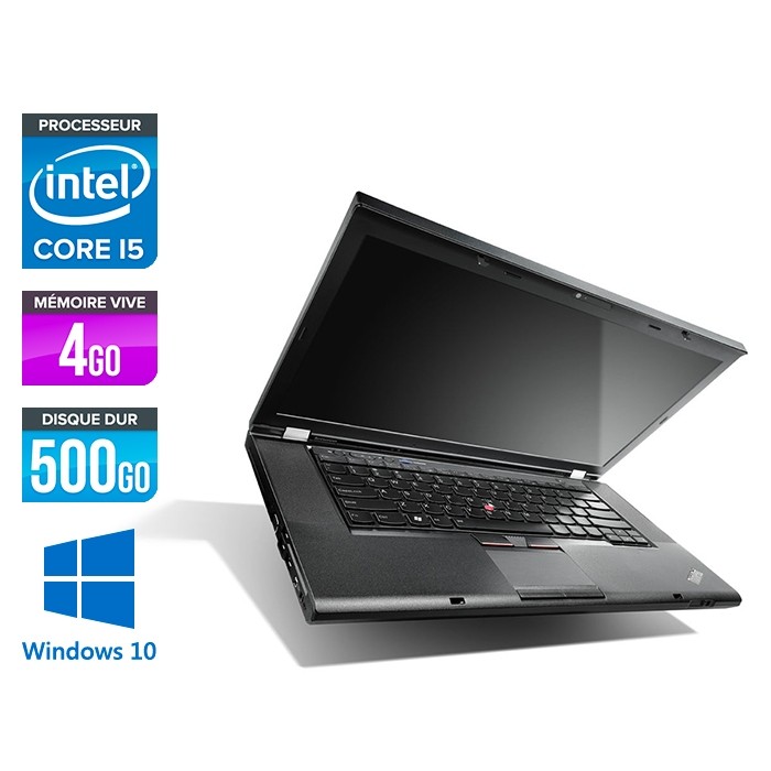 Lenovo ThinkPad T530 - i5-3320M - 4Go - 500Go - Windows 10