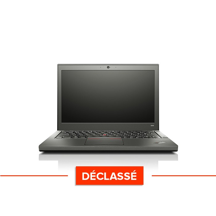 Pc portable - Lenovo ThinkPad X240 - Trade Discount - Déclassé - i5 - 8Go - 120Go SSD - Webcam - Windows 10