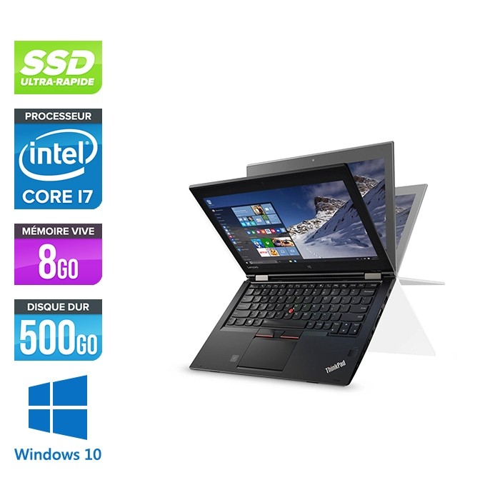 Lenovo Yoga 260 - i7 6500U - 8Go - 500Go SSD - Windows 10