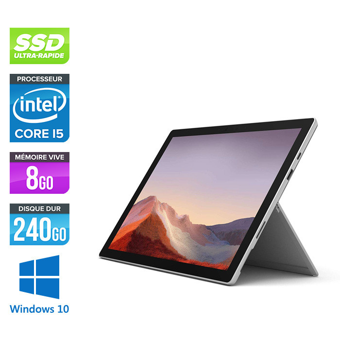 Tablette Microsoft Surface Pro 3 reconditionnée - 4Go - SSD 120Go - Windows  10 - Trade Discount.