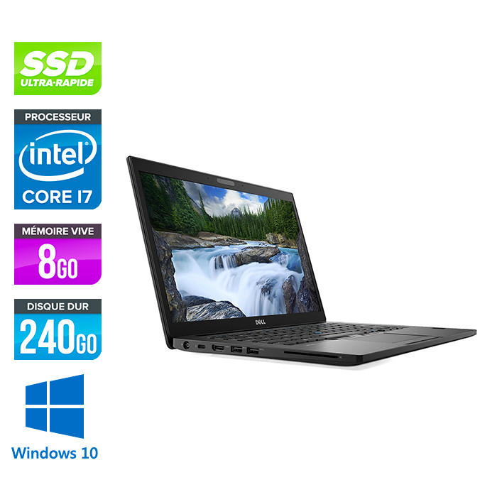 Pc portable reconditionné - Dell 7490 - i7 - 8Go - 240Go SSD - Windows 10