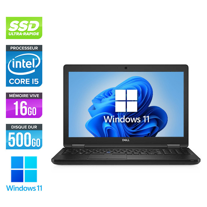 Ordinateur portable reconditionné Dell 5590 - i5 - 16 Go - 500Go SSD - 15  FHD - Windows 11 - Trade Discount
