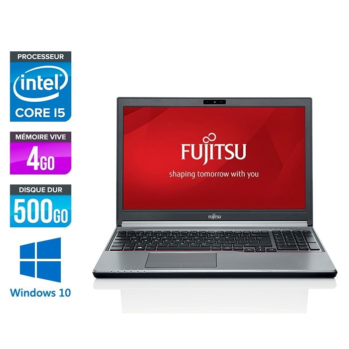 Fujitsu LifeBook E754 - i5-4300M - 4Go - 500Go SSHD - WINDOWS 10