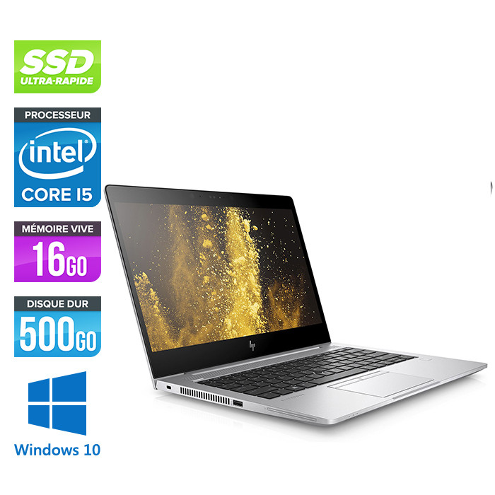 HP Elitebook 830 G6 - i5-8365U - 16 Go - 512Go SSD - FHD - Windows 10